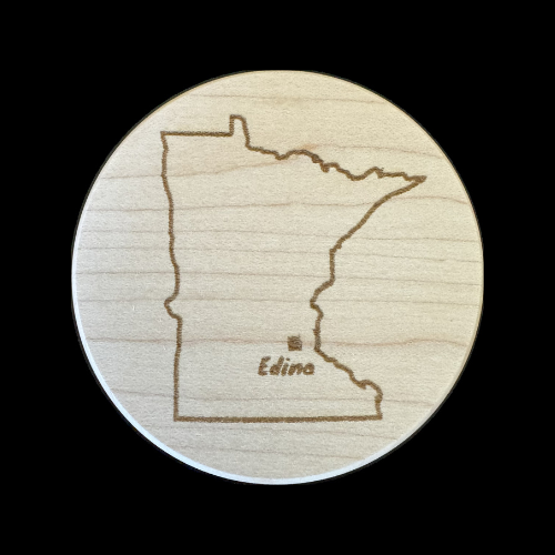 Custom State and City Puck
