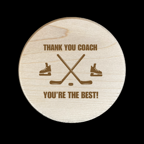 Thanks Coach with logo on the back